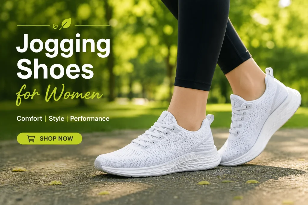 White Jogging Shoes for Women by Stylish Footwear in Pakistan