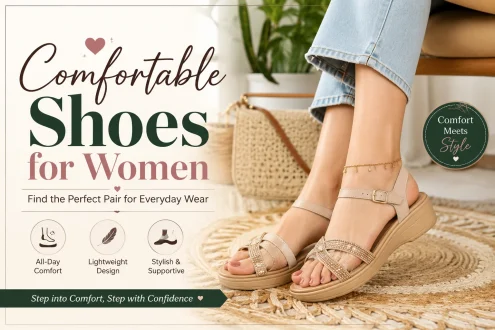 Comfortable shoes for women for casual walking and daily comfort