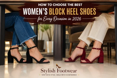 Women's Block Heel Shoes for stylish comfort and everyday elegance