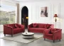Modern luxury sofa set in Pakistan with premium fabric upholstery and elegant wooden frame for living room furniture.