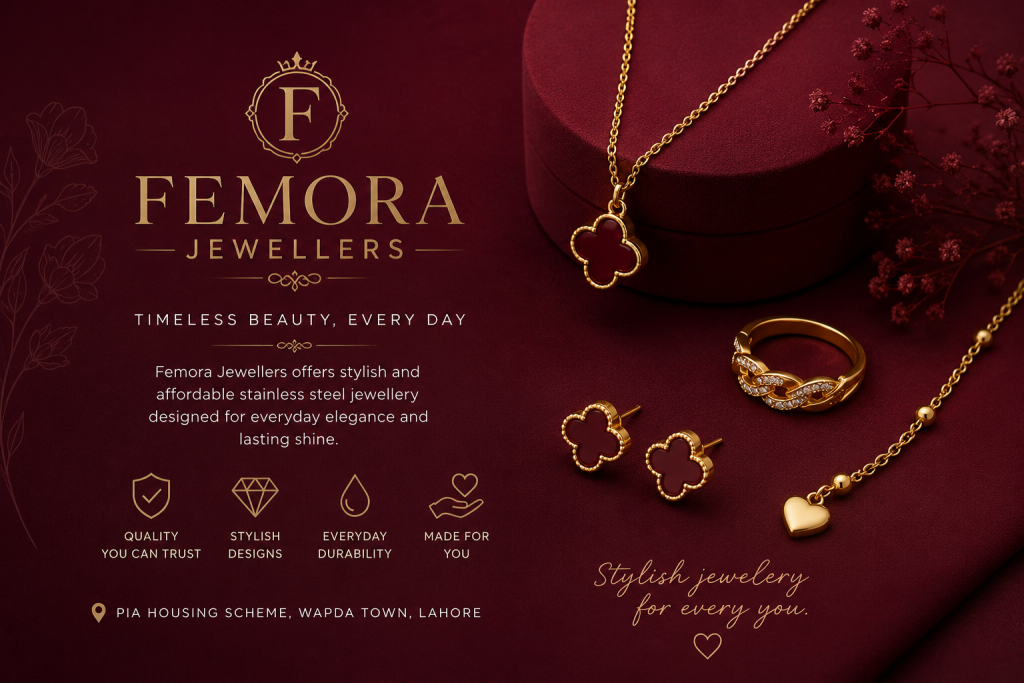 Elegant necklaces for women in Lahore by Femora Jewellers