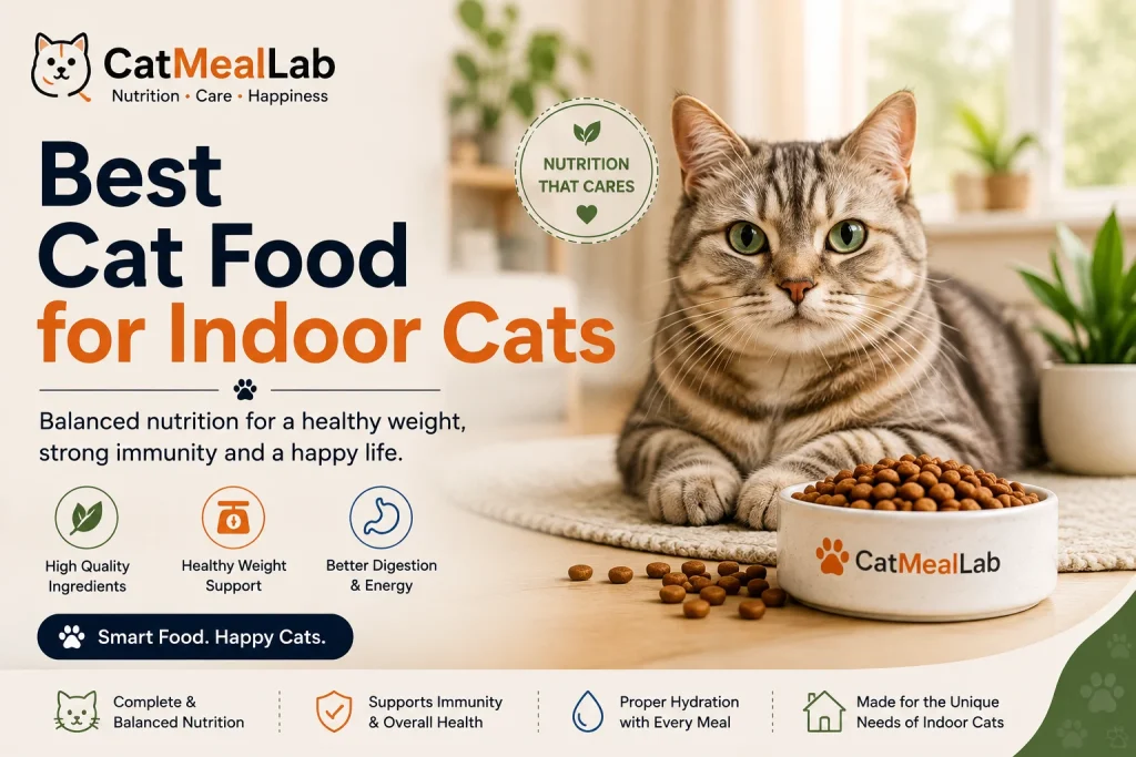 Best cat food for indoor cats with balanced nutrition