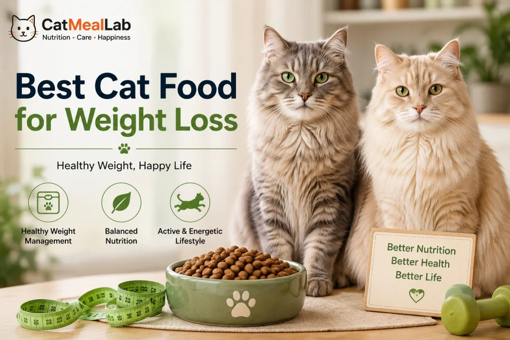 Best cat food for weight loss with healthy nutrition