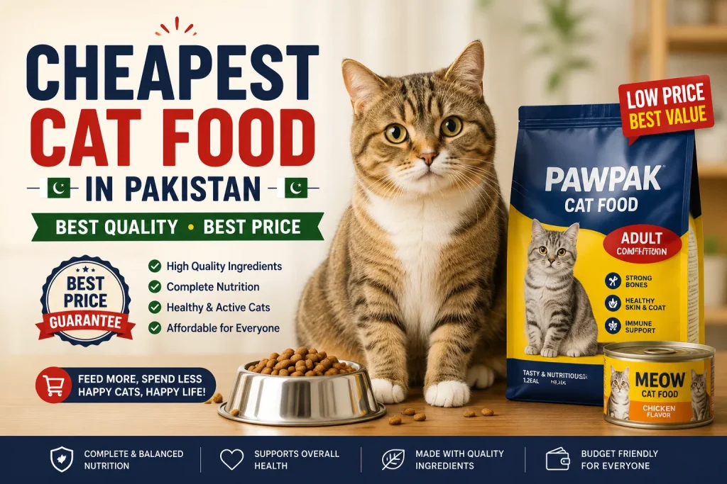 Affordable cat food in Pakistan