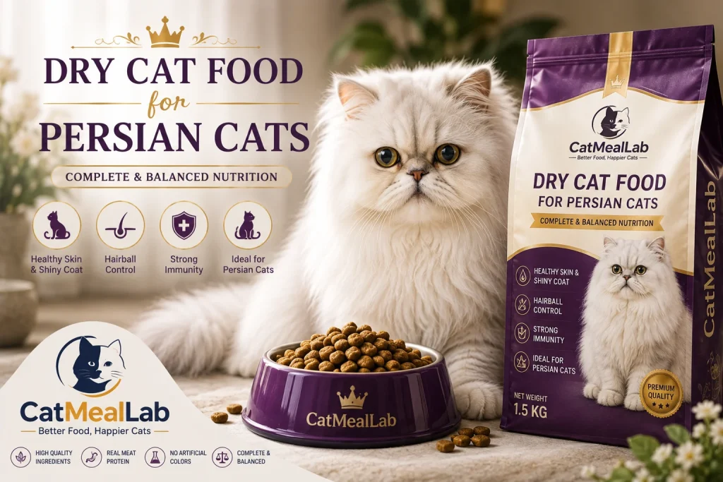High-Quality Dry Cat Food for Healthy Persian Cats