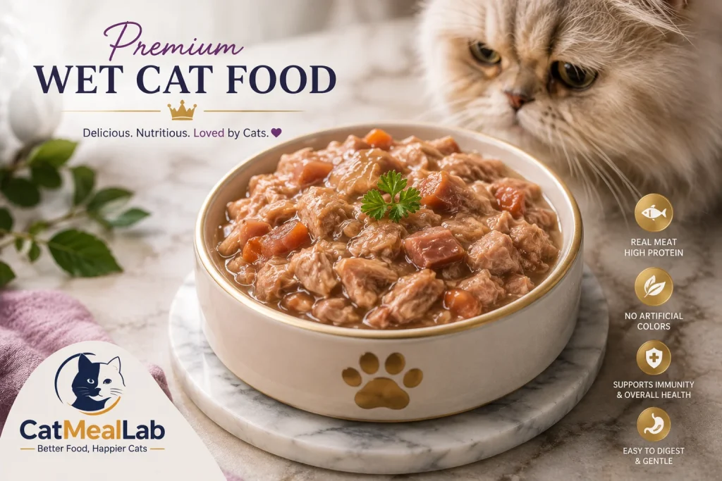 Healthy Wet Cat Food for Persian Cats