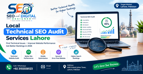 Local Technical SEO Audit Services Lahore by SEO and Digital Designer