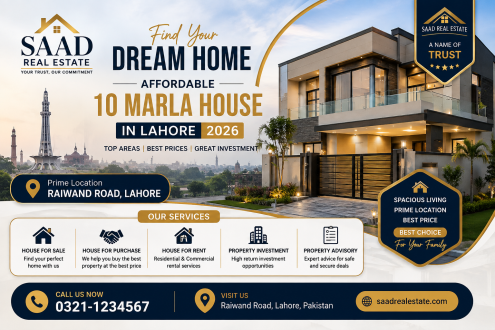 10 Marla house for sale in Lahore