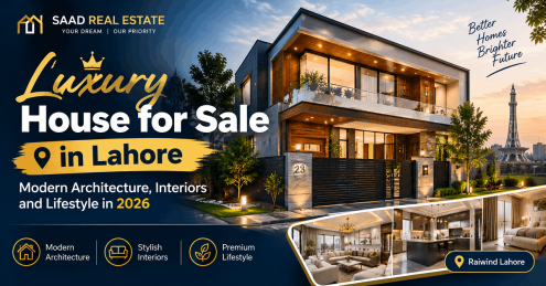 Luxury House for Sale in Lahore | Modern Architecture and Interiors 2026